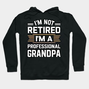 I'm not retired I'm a professional grandpa Hoodie